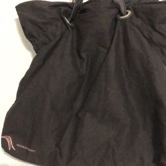 NWT Victoria secret black bag tote large 18x19 inches - Picture 4 of 7